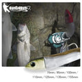 Isca de Pesca de Silicone Macia Barret Minnow 70/85/100/110/125/135/155mm para Bass e Pike LW216 — foto 1