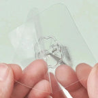10/20/30 pces gancho transparente sem perfuração multifuncional parede do agregado familiar gancho adesivo — foto 2