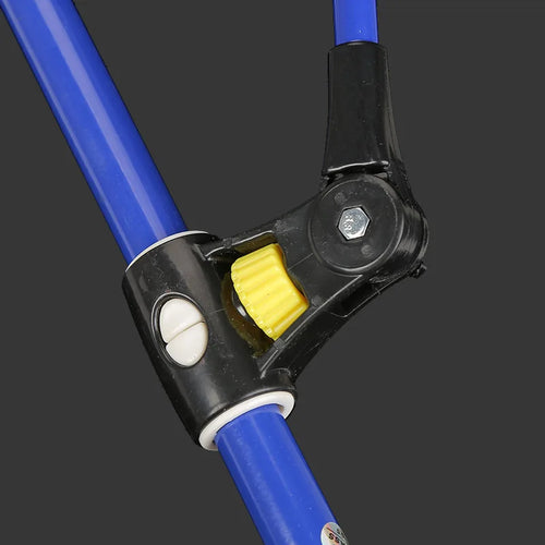 1.7m/2.1m/2.4m novo aço inoxidável engrossado encolhimento vara de pesca suporte de pesca dupla utilização — foto 2