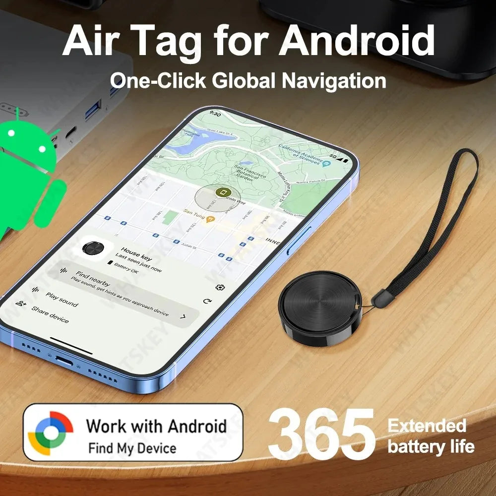 Tag de Localização Inteligente com Bluetooth e GPS, Compatível com Android e Google Find My, tipo Airtag — foto 4