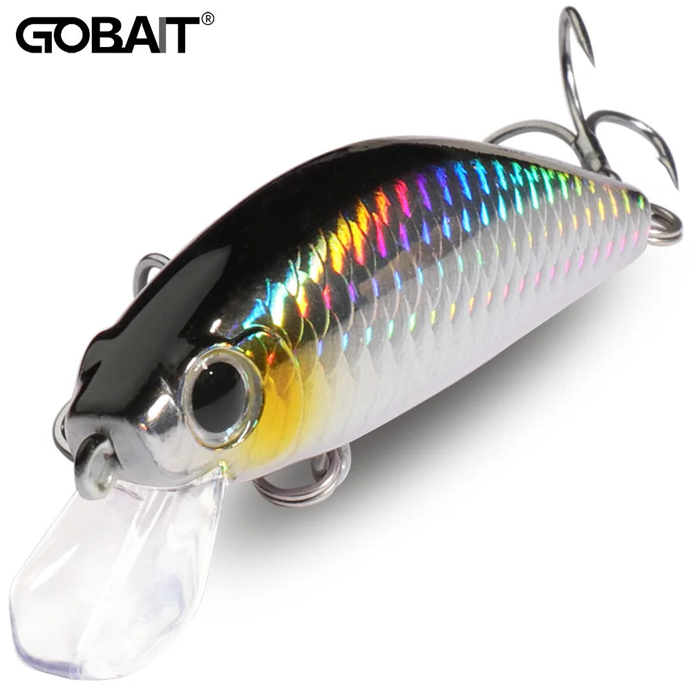 Afundando minnow 11g 7cm isca de tiro longo popper pesca carpa equipamento de pesca gancho wobbler 3d — foto 2