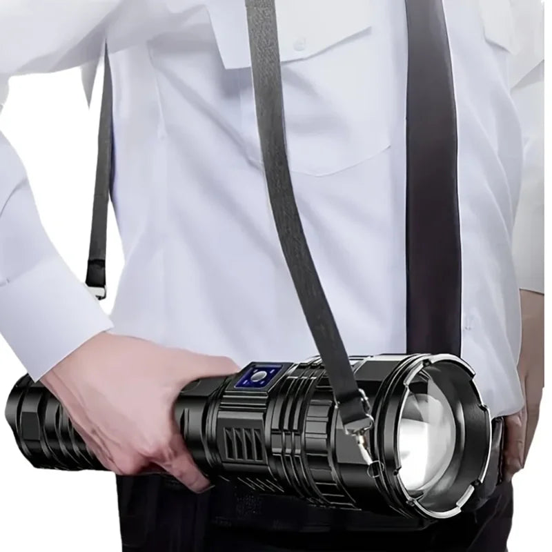 Lanterna LED recarregável com 5 modos de luz — foto 2