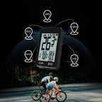 Computador de bicicleta gps sem fio, ecrã lcd 2.4, velocímetro de ciclismo — foto 2