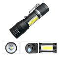 Lanterna LED recarregável USB com clipe 1 unidade — foto 1
