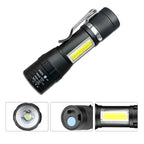 Lanterna LED recarregável USB com clipe 1 unidade — foto 1