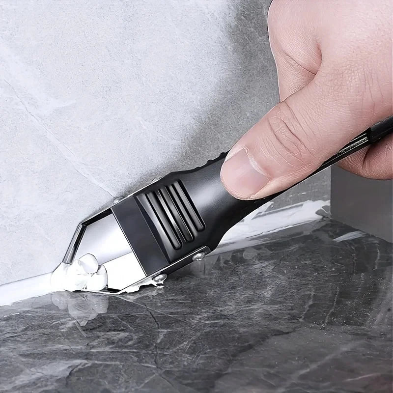 Raspador de silicone rodo removedor de cola faca calafetagem ângulo beleza crack espátula ferramenta grout — foto 2
