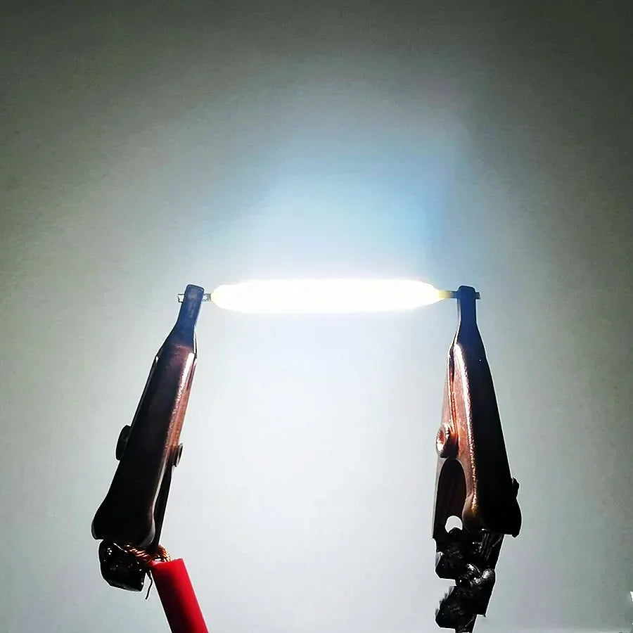 10 pçs multicolorido cob led filamento 3v edison lâmpada peças diodos de luz incandescente acessórios — foto 2