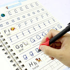 Sank magia prática copybook caneta pré-escolar crianças caligrafia inglês versão livre limpeza crianças — foto 2
