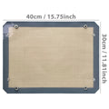 Esteira de cozimento de fibra de silicone com fivela - Cobertor Cinza-40x30cm-1 unidade — foto 1