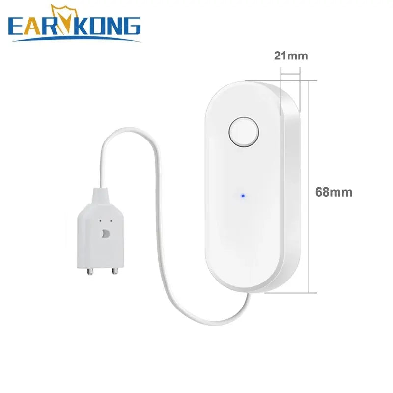 Tuya wifi inteligente sensor de vazamento de água alarme de vazamento de líquido detector de nível — foto 1