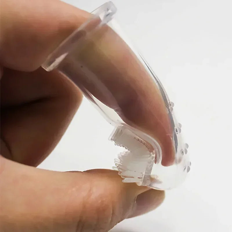 Escova de dentes de silicone para cães e gatos — foto 6