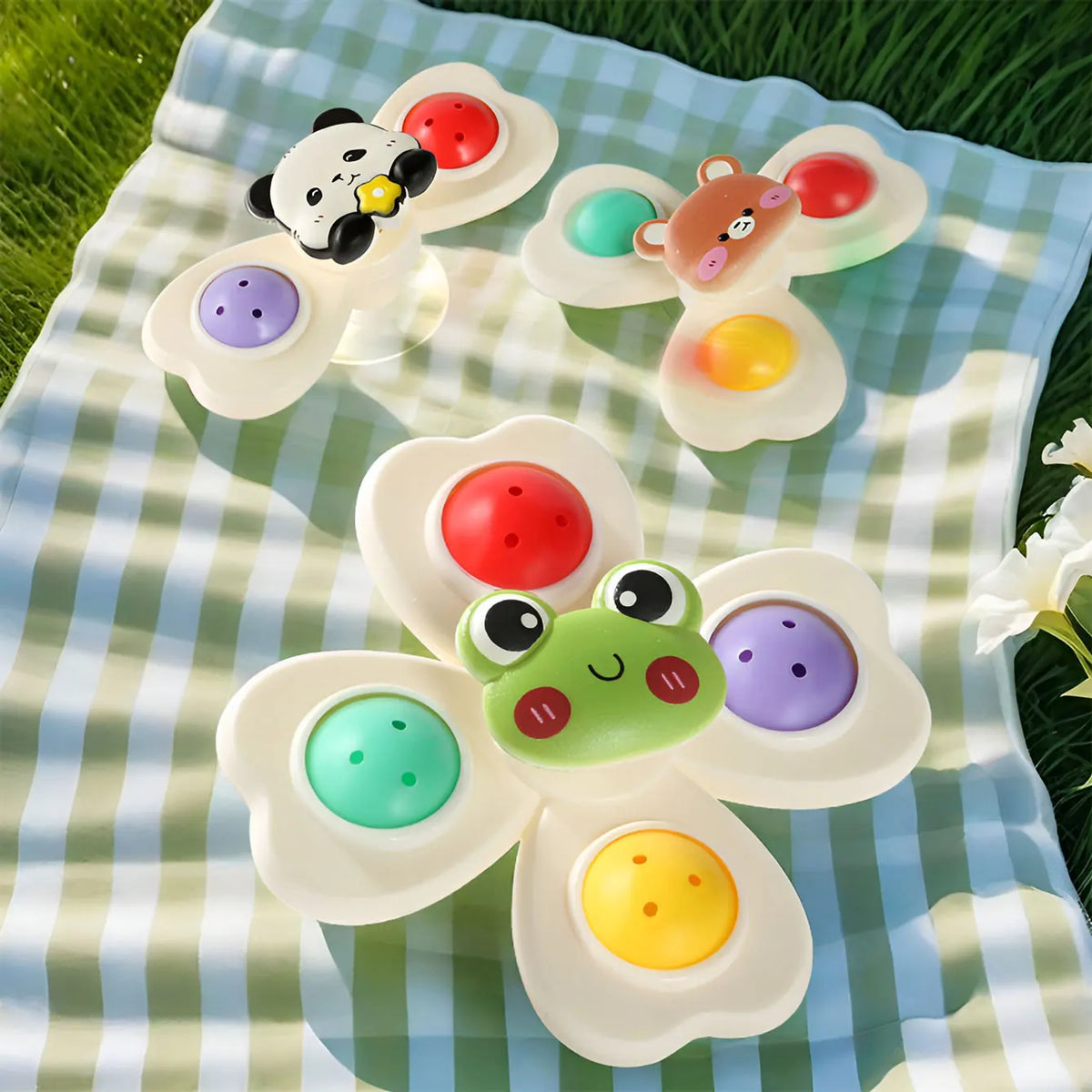 Brinquedo Giratório Divertido com Rodas de Sucção, Compacto e Portátil, para Diversos Cenários — foto 2