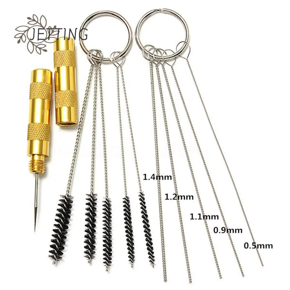 Kit de limpeza para aerógrafo com 11 peças em aço inoxidável — foto 2