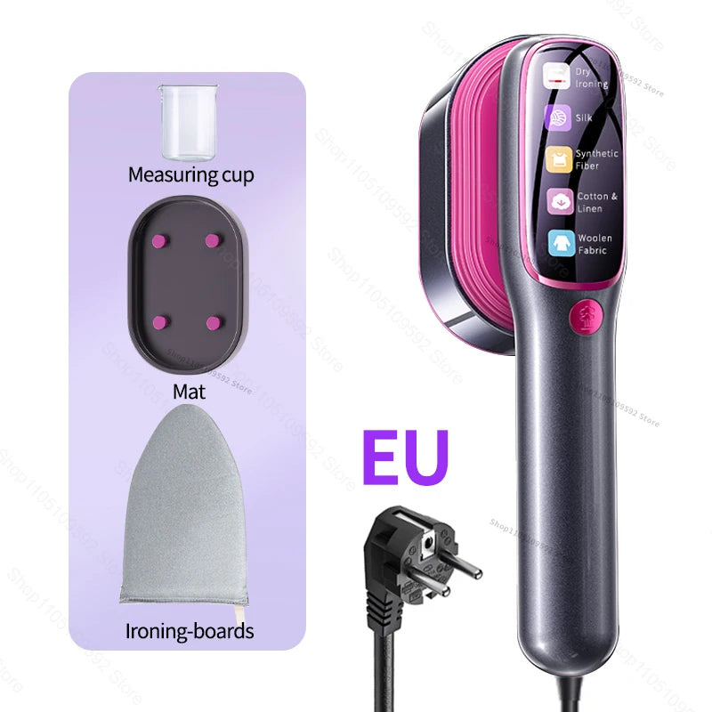 Ferro a vapor portátil para roupas, engomar multifuncional - Roxo Board (ficha UE) — foto 1