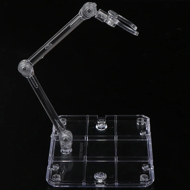 1 conjunto de base de ação suporte de exibição transparente para 1/144 HG/RG Gundam figura modelo de brinquedo — foto 5