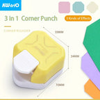Canto e Border Socos, Mini Cortador de Canto, Circle Trimmer Punch, Material de Escritório, DIY, R4, R7 — foto 2