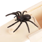 Brinquedo complicado simulação aranha caixa de madeira spoof inseto aranha caixa criativa casa assombrada — foto 4