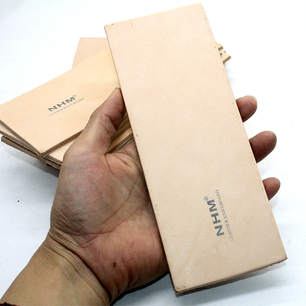 Leather Sharpening Plate, polimento Sharpener, Knifeboard, 2 Side — foto 3