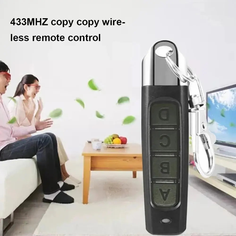 Abridor de porta de garagem com comando, 433mhz, duplicador de comando, código de clonagem, chave de carro — foto 4