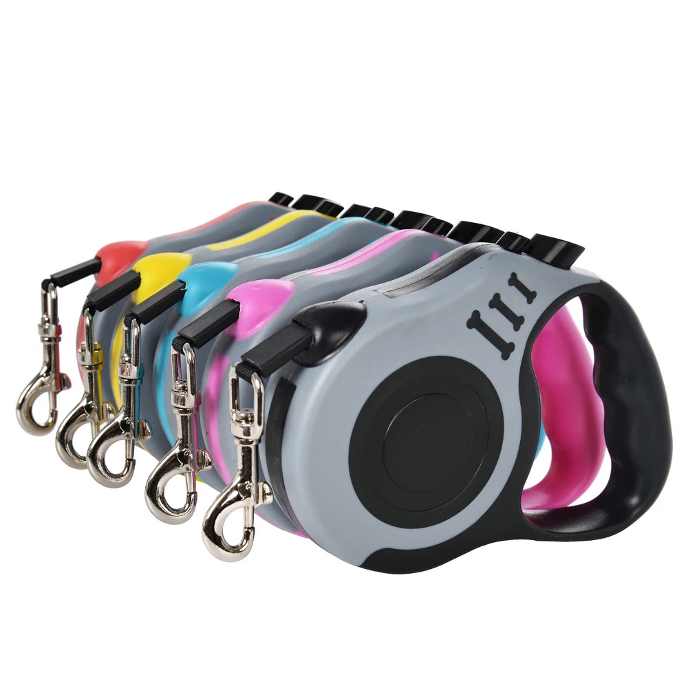 1 unidade/3 unidades, Coleira Retrátil Automática de Nylon de 3m/5m para Cães Pequenos e Gatos — foto 2