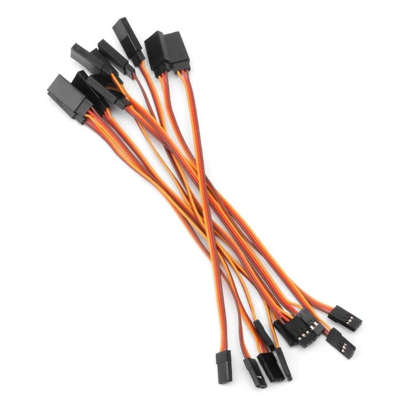 10 cs 150/200/300/500mm ead ervo xxtension ead able ire able ou ale uutaba ale a male emale 30cm - 150mm — foto 2