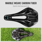 Ultralight Carbon Bicycle Saddle, 3D Impresso, Assento de Bicicleta Road, MTB Cascalho - EVA Finish — foto 6