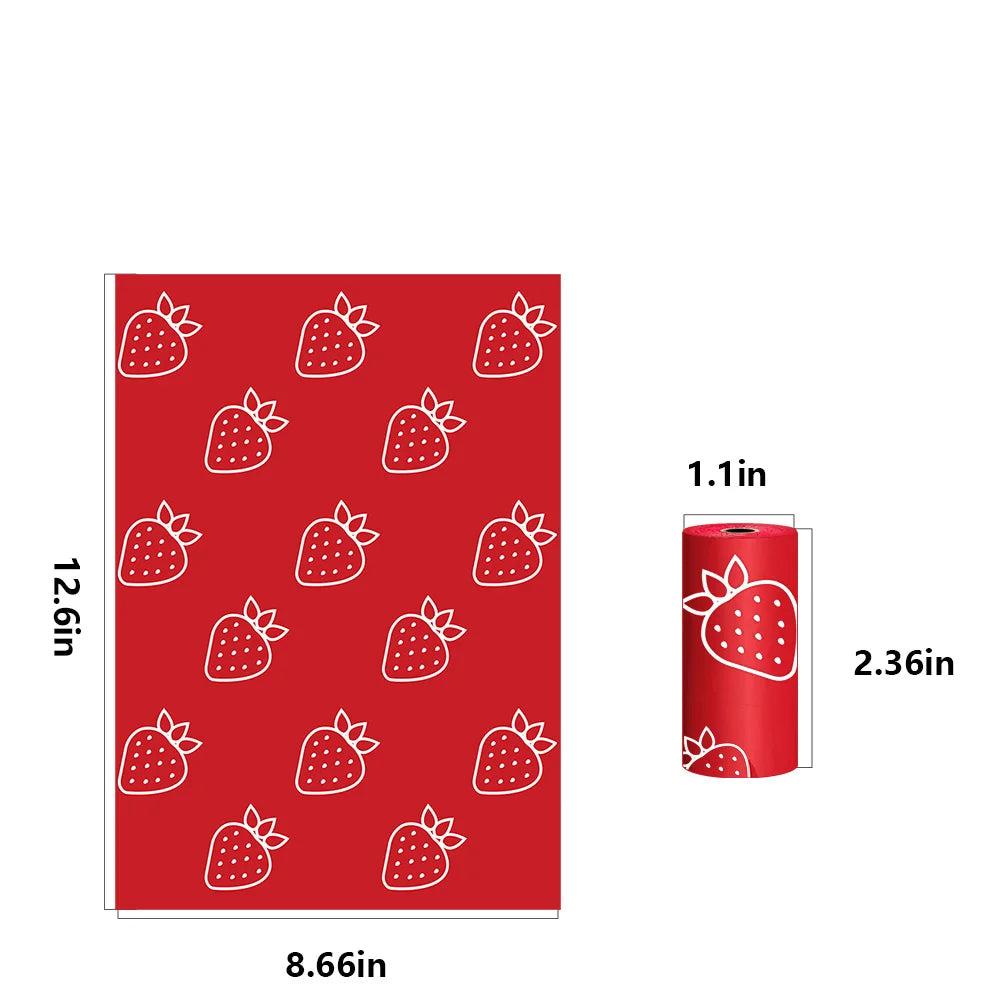 Saco de Lixo para Dejetos de Cães Fotodegradável com Fragrância de Morango - 24Rolls 360bags — foto 2