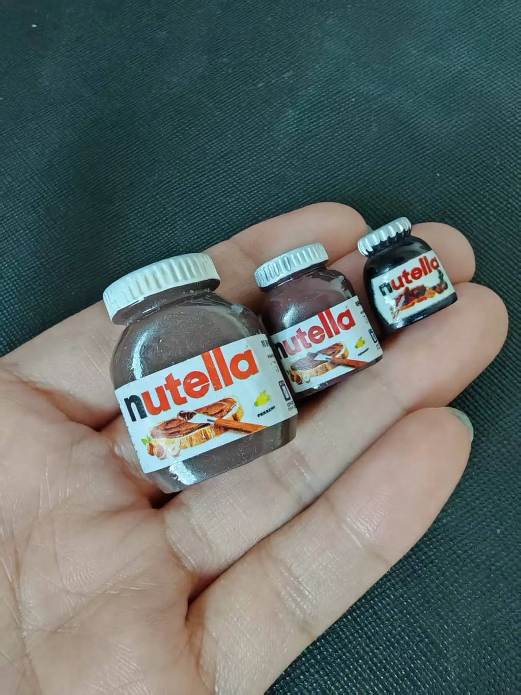 Casa de bonecas em miniatura comida jogar supermercado simulação mini manteiga amendoim molho chocolate — foto 1