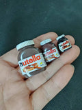 Casa de bonecas em miniatura comida jogar supermercado simulação mini manteiga amendoim molho chocolate — foto 1