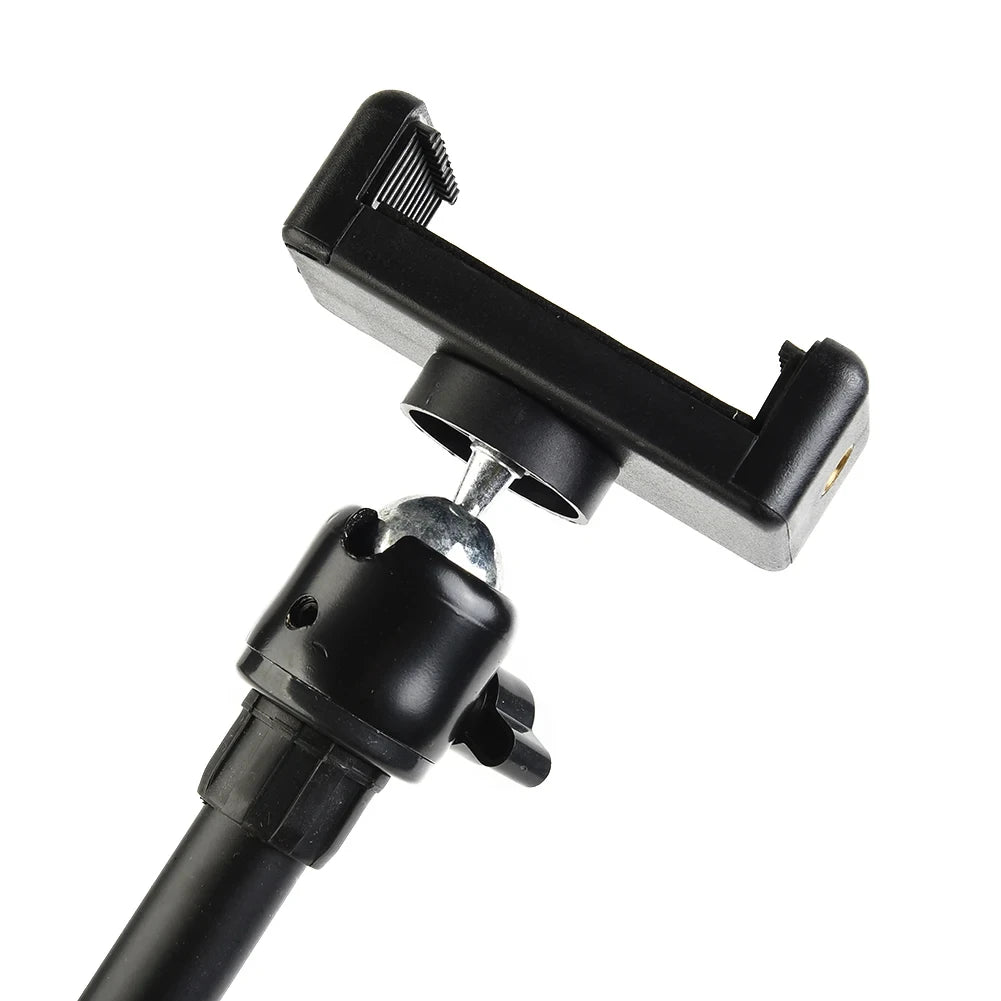 55cm suporte de microfone rotativo barra transversal braços clipe de microfone suporte de telefone suporte — foto 3