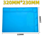 Tapete de solda em silicone com isolamento térmico 320x230 mm — foto 2
