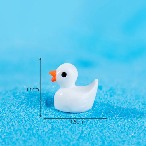 Miniaturas decorativas de pato em resina, 100 unidades — foto 2