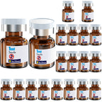Frascos de Vidro Estéreis Selados com Tampa de Borracha e Tampa de Alumínio Plástico - Amber 2ml 20 unidades — foto 4