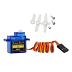 1-10 pces sg90 9g micro servo para aviões rc asa fixa modelo de avião telecontrole - 360 Degrees 1 unidade — foto 3
