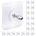 2-10 pçs parafuso ganchos de parede cabides autoadesivos sem costura prego - Screw length 6mm 2 unidades — foto 1