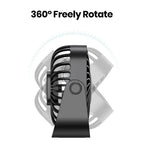 Mini ventilador de mesa portátil USB 4 polegadas — foto 3