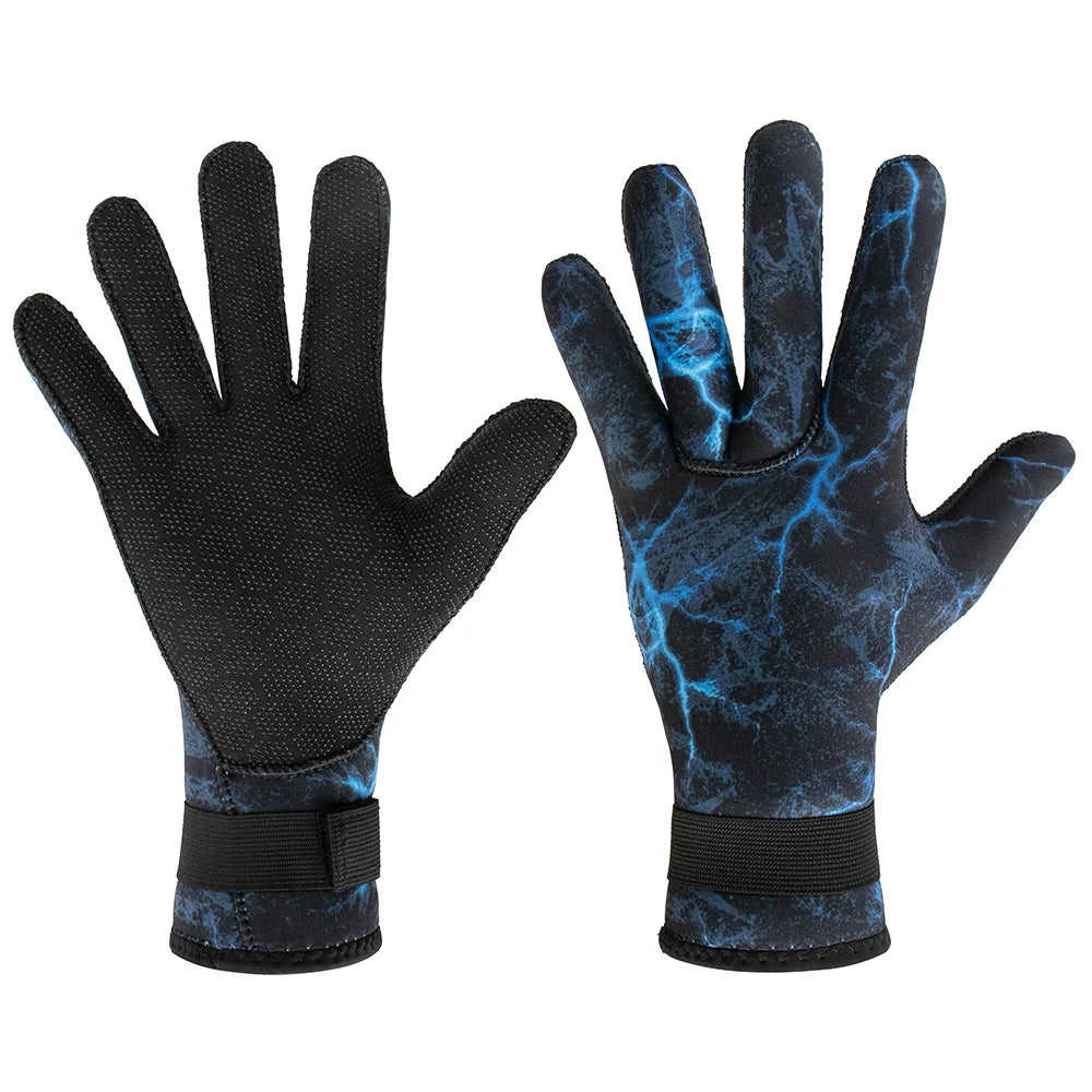 Luva de mergulho em neoprene 3 mm camuflagem — foto 1