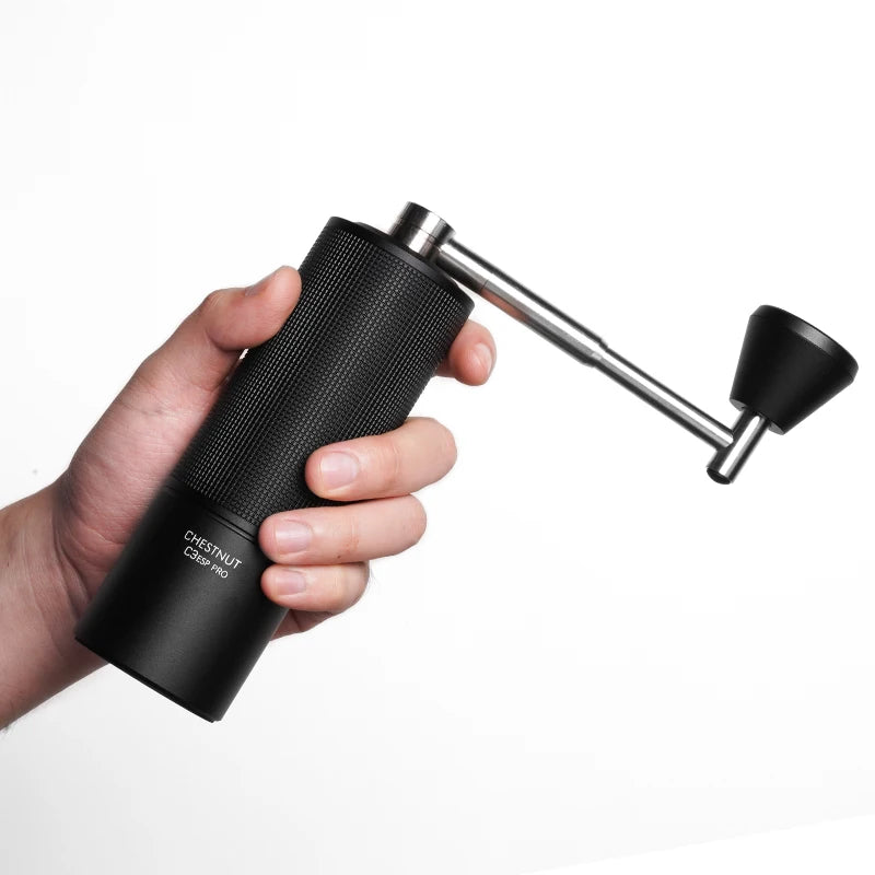 Castanha c3esp pro moedor de café manual capacidade 25g mão ajustável núcleo aço rebarba enviar escova limpeza — foto 2