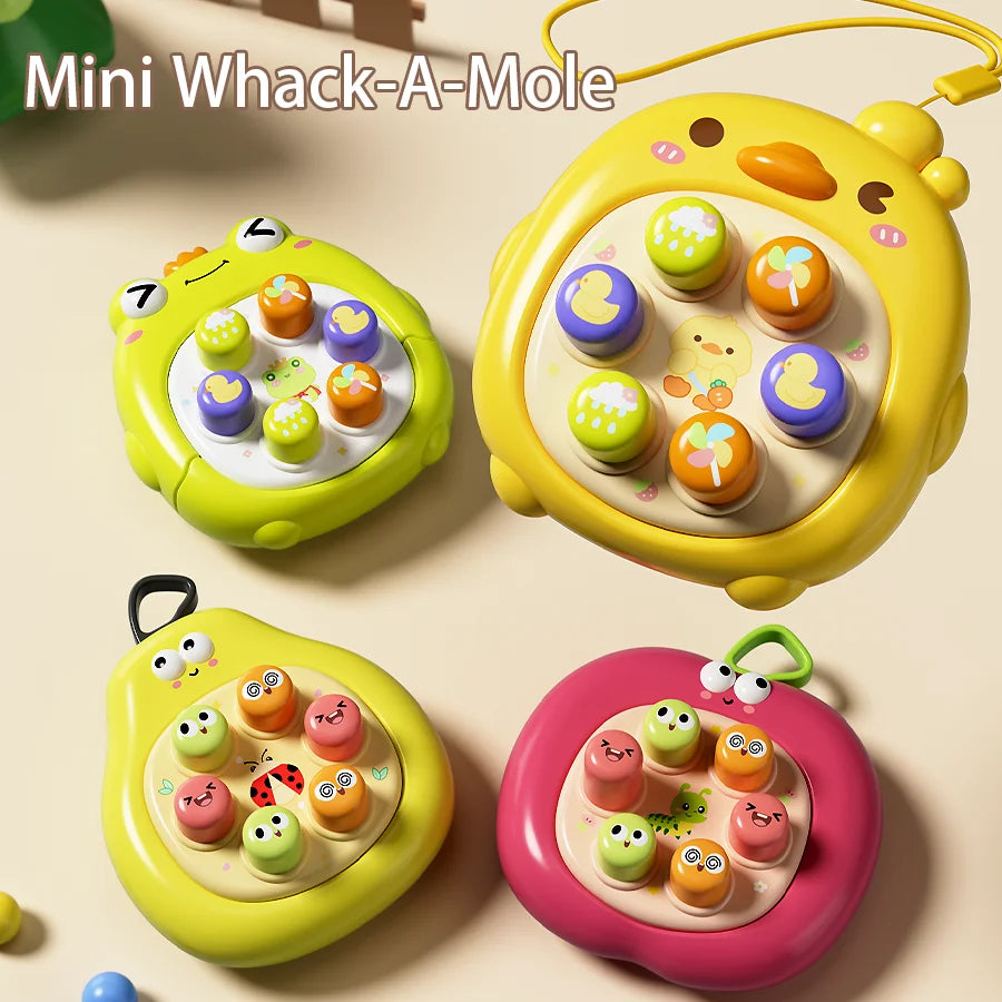 Mini Rato de Chão Portátil Infantil, Brinquedo Quebra-Cabeça Antiestresse de Bolso - Apple shaped — foto 2