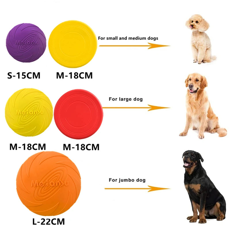 Brinquedos de disco voador resistentes à mordida para cães, Pet multifuncional — foto 5