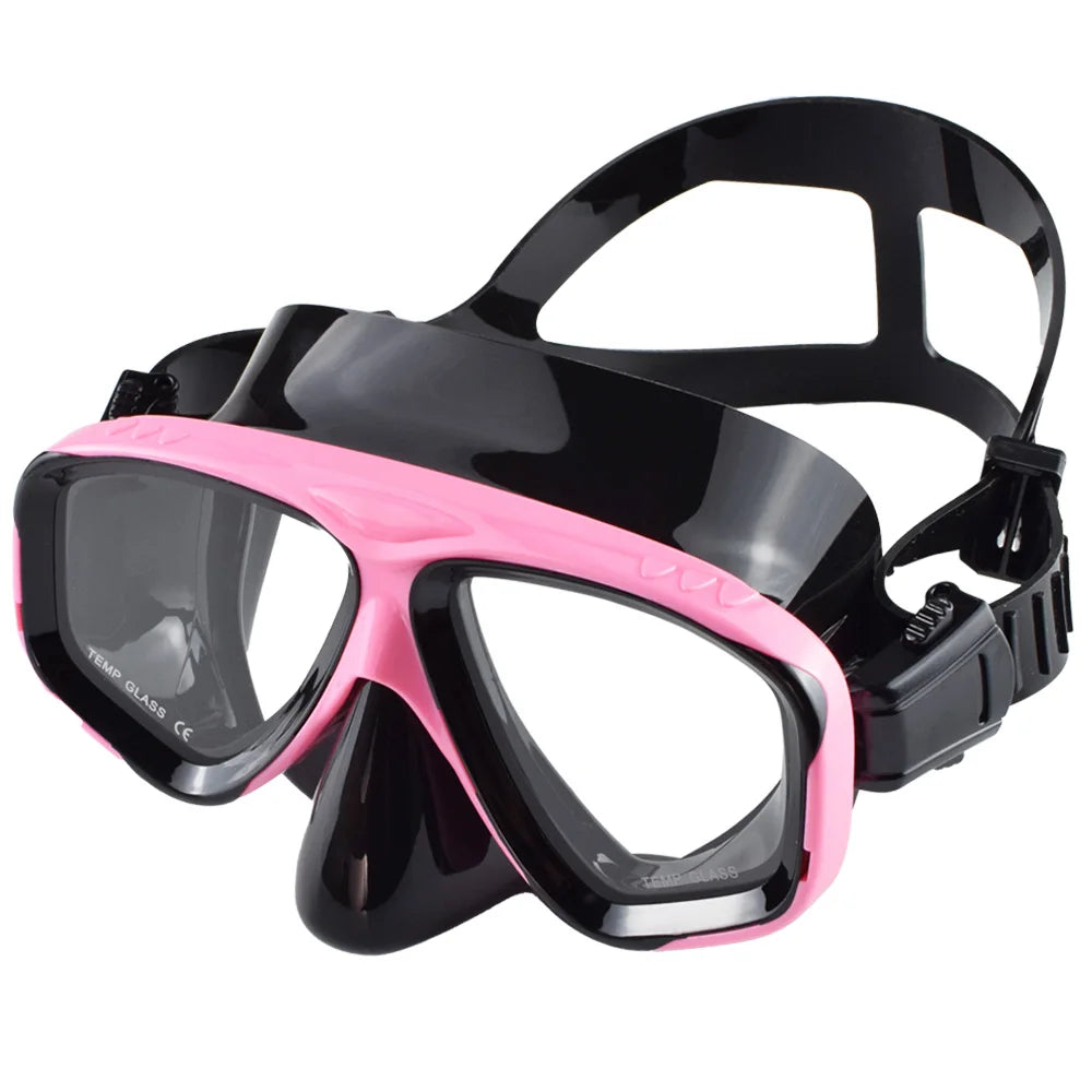Máscara de snorkel com vidro temperado e visão 180° — foto 1