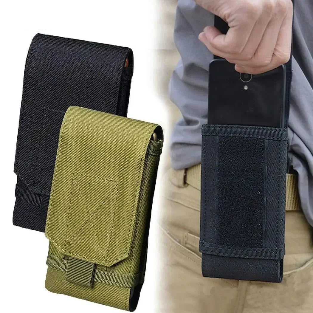 Bolsa Tática de Cintura para Telemóvel em Nylon 600D 18x9 cm — foto 2