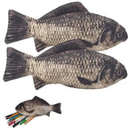 Estojo de lápis em forma de peixe, bolsa de caneta de peixe, bolsa de moedas, estojo de lápis engraçado — foto 1