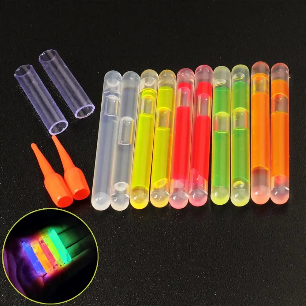 Fluorescente Pesca Float Lightstick, Night Rod Lights Tool - Mixed 10 unidades — foto 1