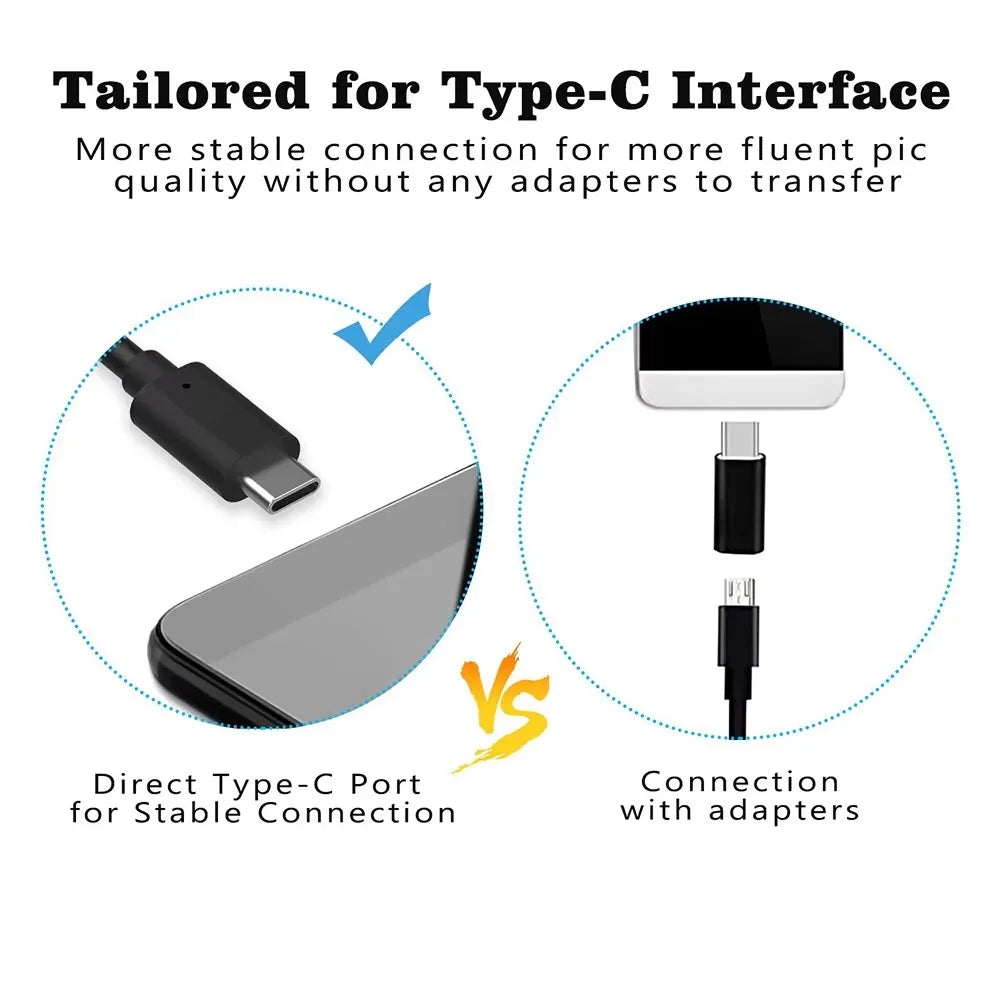 Endoscópio usb para telefone android otg 5.5mm, câmara de inspeção de boroscópio cobra ip67 à prova d'água — foto 2