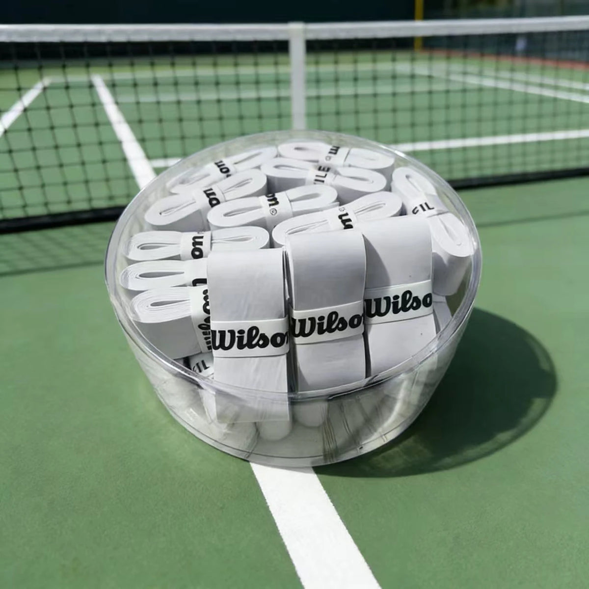 30 PÇS/LOTE Punho de raquete, manga de borracha de mão de raquete de sapatilhas de badminton pegajosa — foto 2