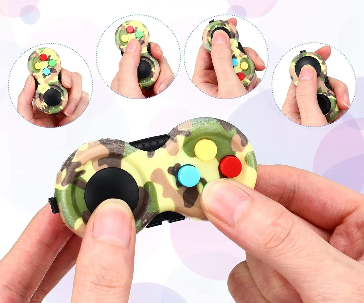 Fidget Pad Retro Classic Fidget Controller Handheld Fidget Game Controller Fun Fidget Pad - Classic color — foto 5