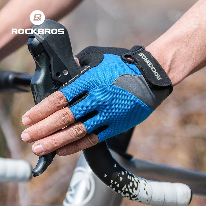 Luvas de ciclismo para mulher, meio dedo, respiráveis, verão — foto 2