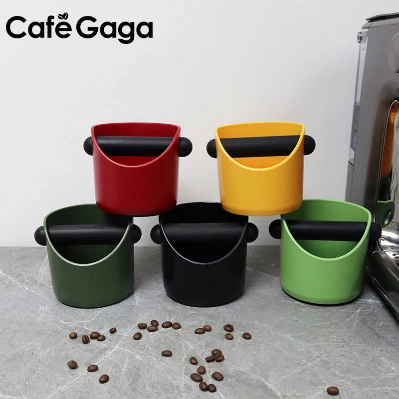 Caixa de batida para café expresso, antiderrapante, preta — foto 2