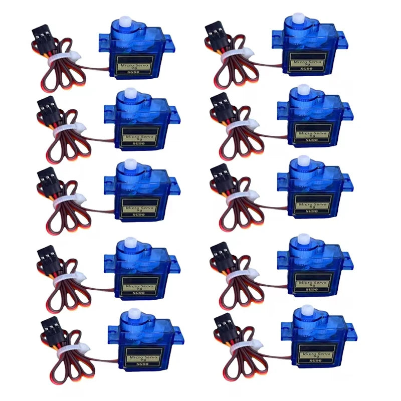1-10 pces sg90 9g micro servo para aviões rc asa fixa modelo de avião telecontrole - 360 Degrees 1 unidade — foto 1